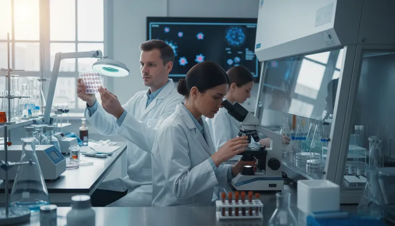 Illustration of vitro: In a controlled environment outside a living organism.
