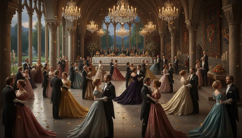 Illustration of nobility: Social class with special rights and privileges.