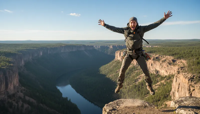 Illustration of geronimo: A battle cry of surprise or excitement.