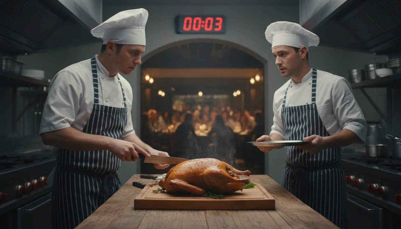 ภาพประกอบของ duck or no dinner: A situation of complete success or total failure.