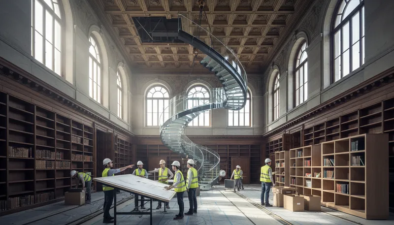 Illustration of modernize: To make something more current or up-to-date.