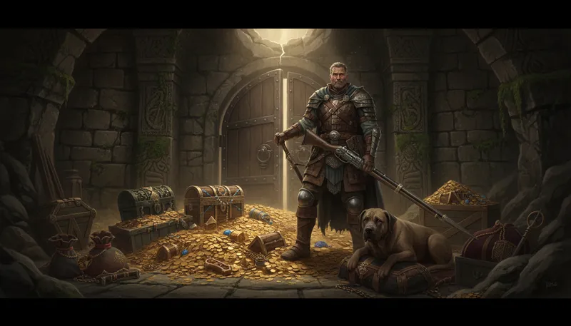 Illustration of mercenary: Soldier hired to fight for money.