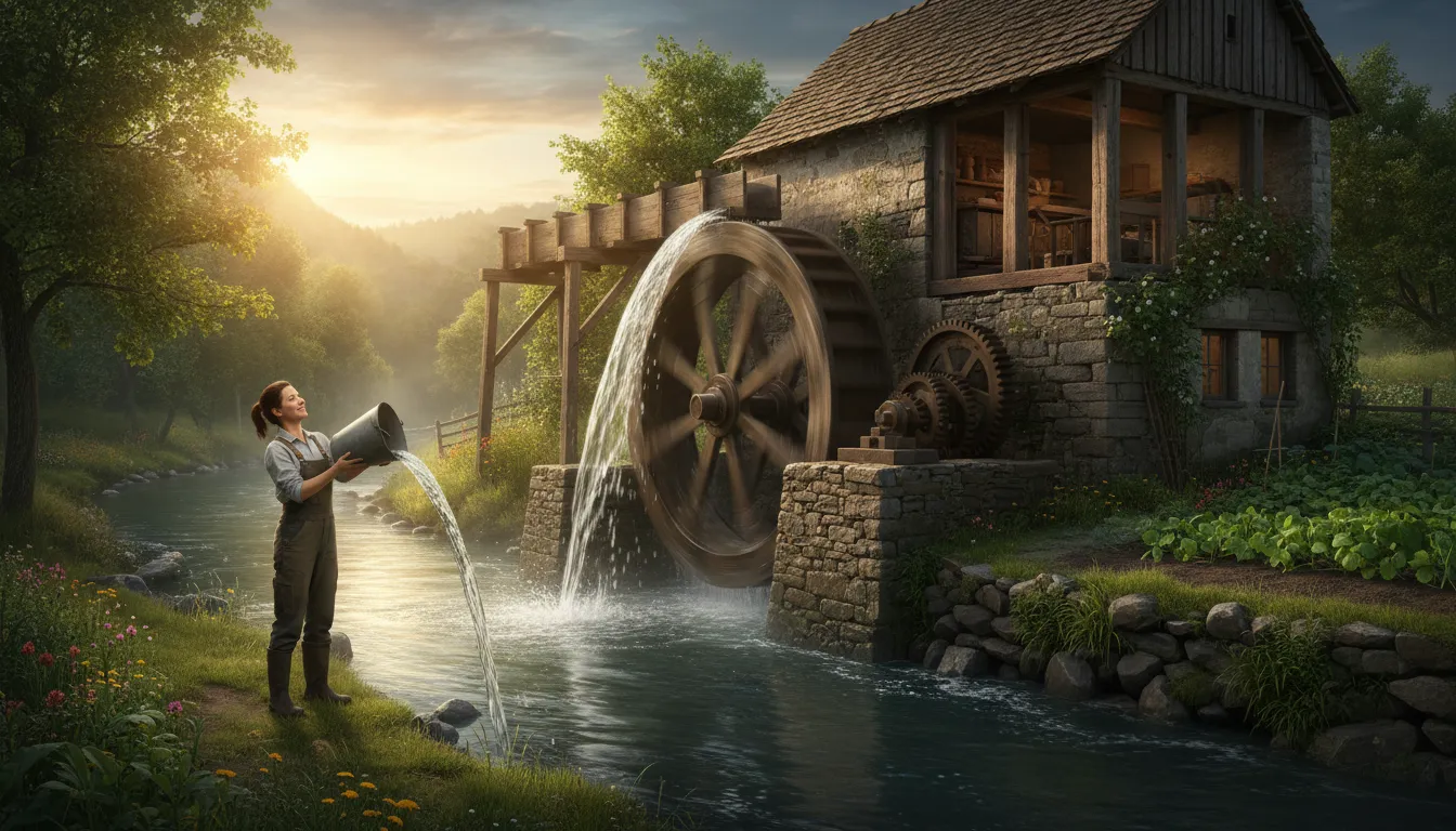 water to one's millのイラスト：something that benefits one's interests
