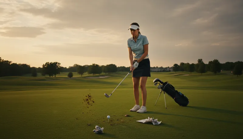 Illustration of teed off: To be very angry or annoyed.