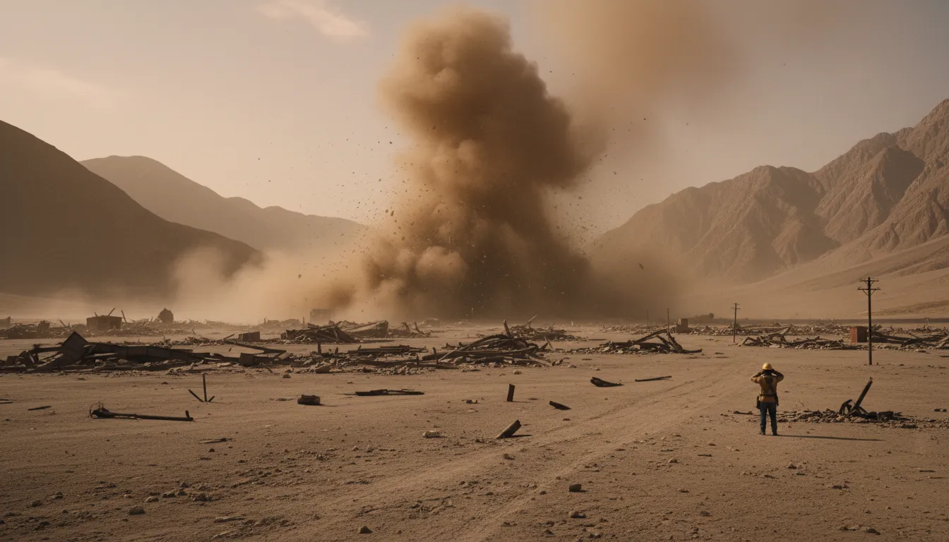 level to the ground का चित्र: to completely destroy a structure