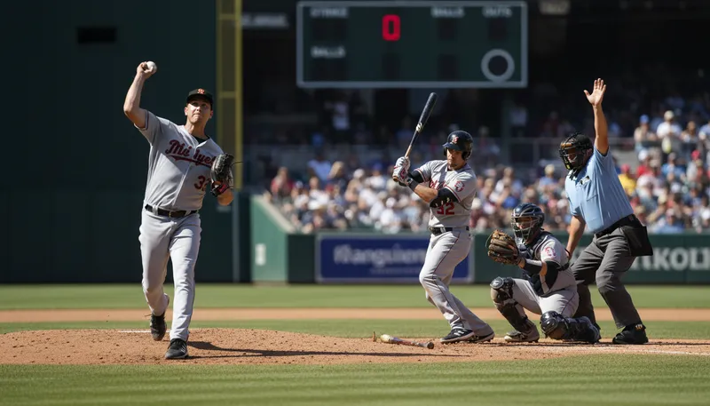Illustration of one strike and you're out: one mistake leads to immediate failure.