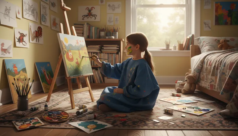 Illustration of from an early age: starting at a young age