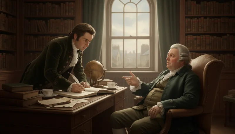 Illustration of boswell: Last name of a famous biographer.