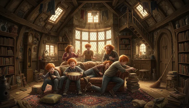Illustration of weasley: Relating to the Weasley family from Harry Potter.