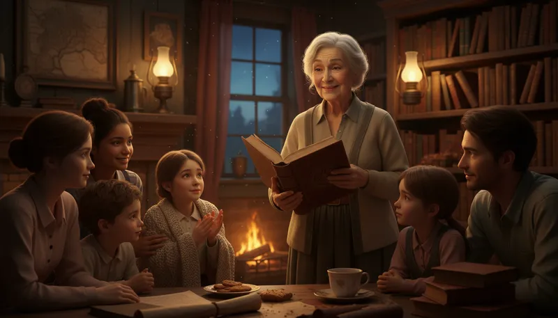 Illustration of ender: something that brings a story to a close