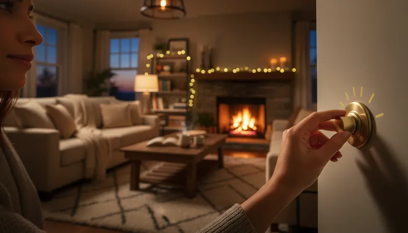 Illustration of dimmer: A device to reduce light brightness.