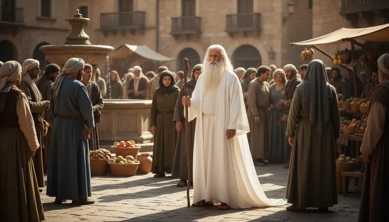 Illustration of albus: A name often associated with brightness.