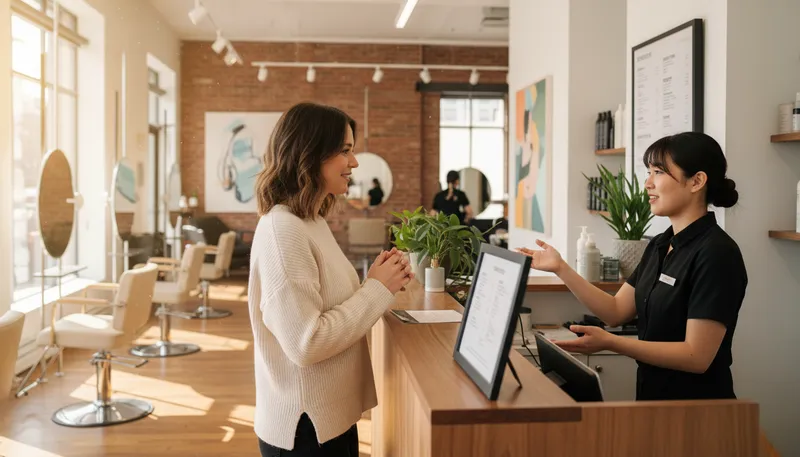 Illustration of how much do you charge: Asking about the cost of a service.
