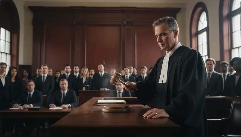Illustration of gavel to order: to officially start a meeting
