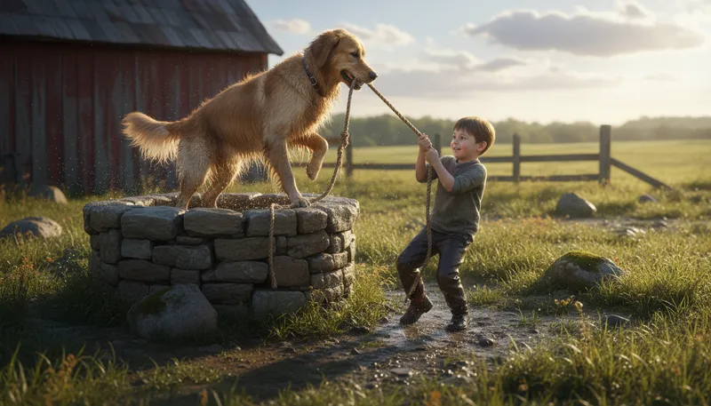 Illustration of lassie: A famous fictional collie dog character.