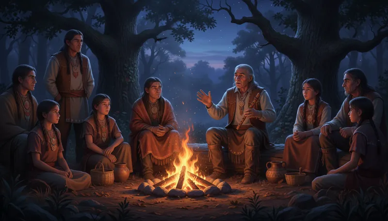 Illustration of choctaw: A Native American tribe from the Southeast.