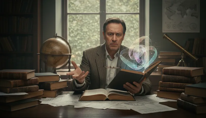 Illustration of layman: a person without specialized knowledge.