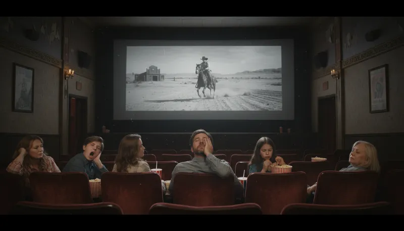 Illustration of horse opera: A melodramatic story or show.