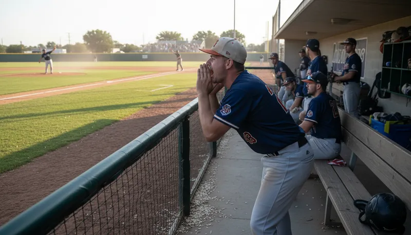 Illustration of bench jockey: a person who advises or coaches from the sidelines