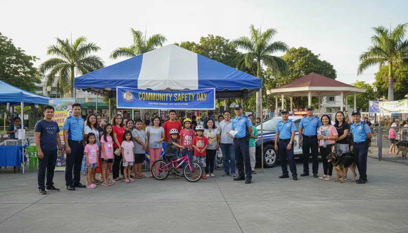 Illustration of pnp: the national police force of the Philippines