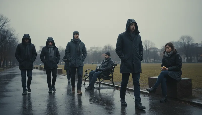 Illustration of dreary: Dull, bleak, and lifeless; depressing.