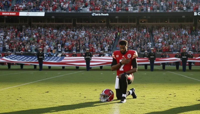 Illustration of kaepernick: Colin Kaepernick, NFL player and activist.