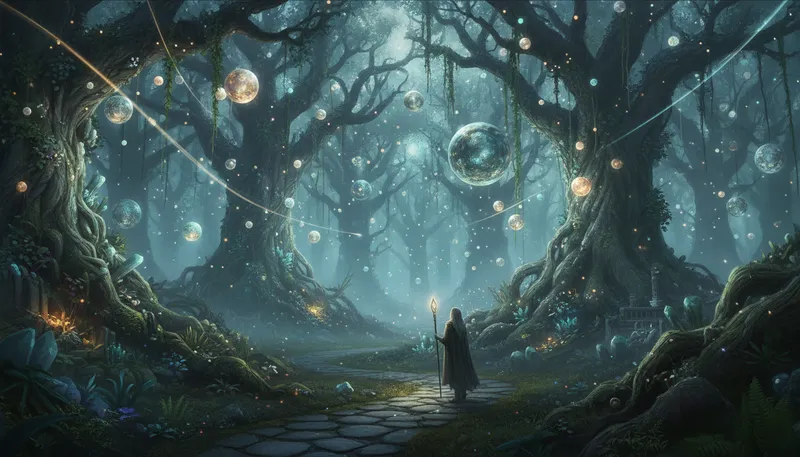 Illustration of elven: Relating to or resembling elves.