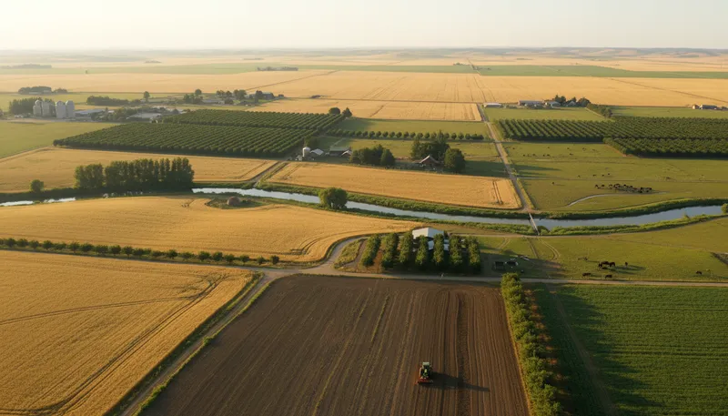 Illustration of lacs: Units measuring area in acres.
