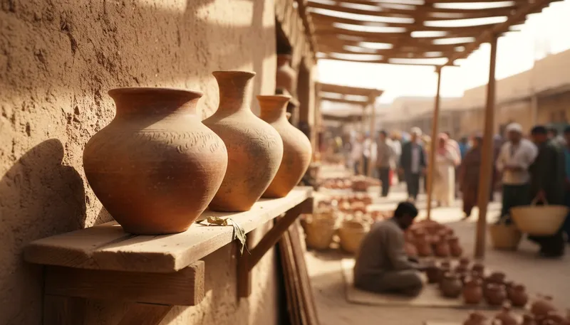 Illustration of earthen: Made of or resembling earth or clay.