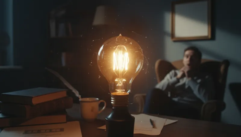 Illustration of bulb: A device that produces light when powered.