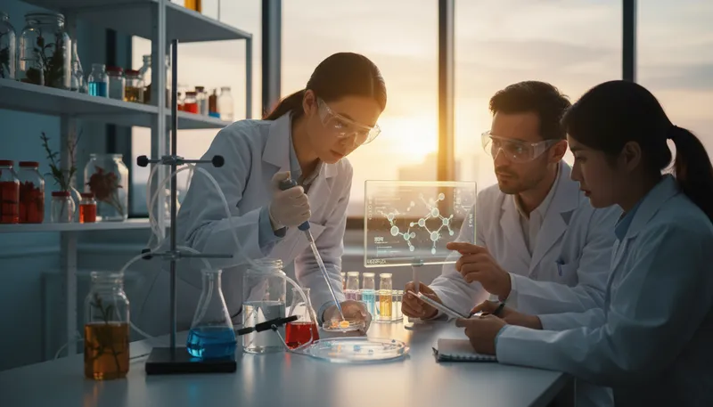 Illustration of research: Careful study to learn new things.