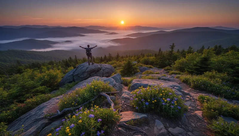 Illustration of appalachian: relating to the Appalachian Mountains in eastern USA.