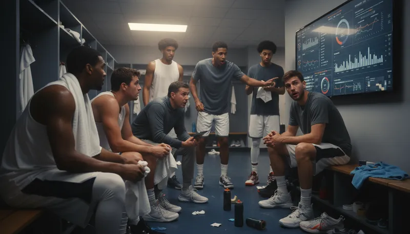 Illustration of postgame: Analysis or events occurring after a game.