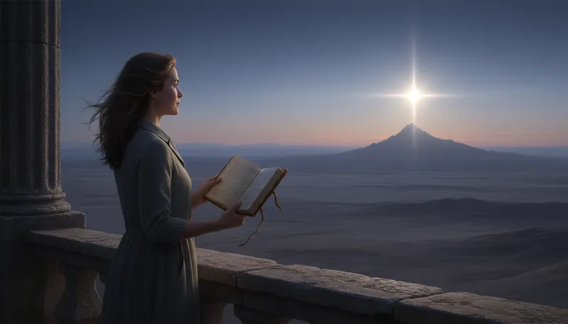 Illustration of star in the east: a guiding influence or inspiration
