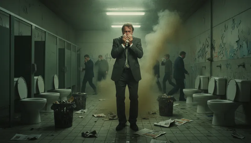 Illustration of in bad odor: disliked or considered suspicious by others