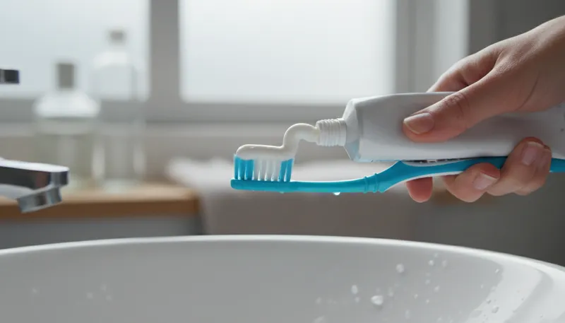 Illustration of toothpaste: Gel or paste used for cleaning teeth.