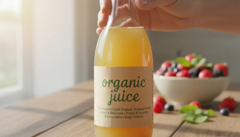 Illustration of label: a name or brand on a product