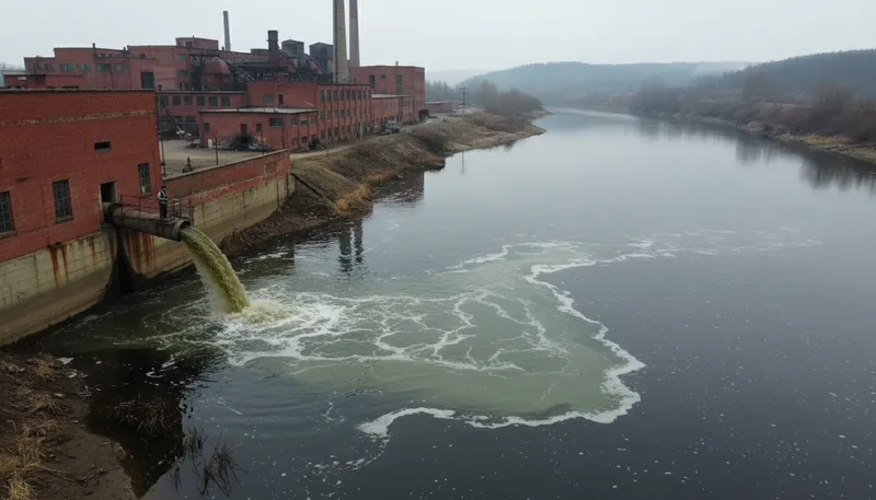 Illustration of wastewater: Used water that is no longer clean.