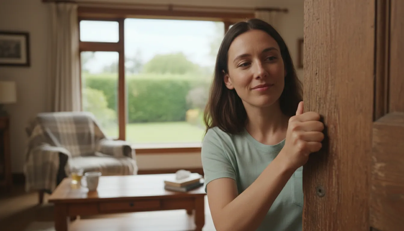 Ilustrasi touch wood: hope for good luck