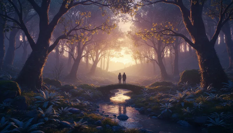 Illustration of otherworldly: Strange and different from the normal world.
