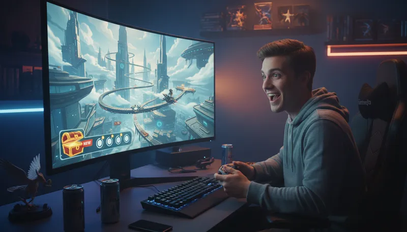 Illustration of dlc: Downloadable content for video games.