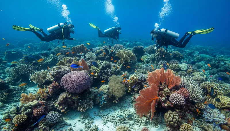 Illustration of seabed: The bottom of the ocean or sea.