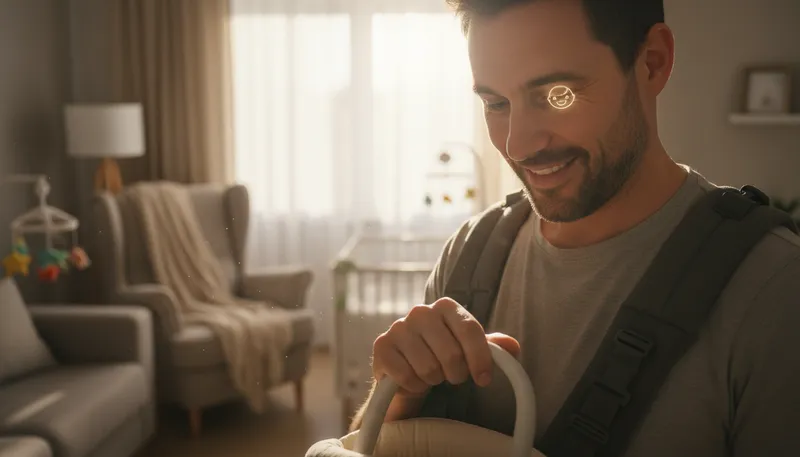 Illustration of twinkle in one's daddy's eye: a cherished hope or dream for the future