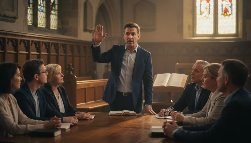Illustration of i'm a protestant: identify as a member of Protestant Christianity