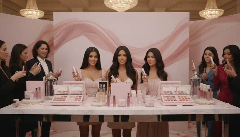 Illustration of kardashian: A well-known American family in entertainment.