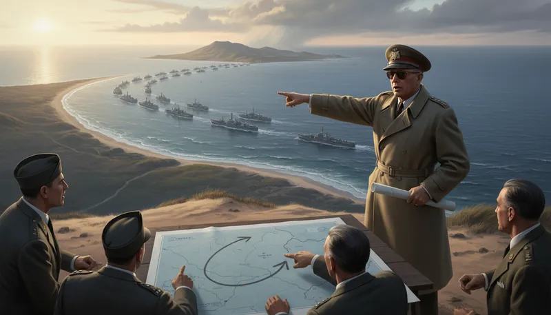 Illustration of macarthur: A surname often linked to military history.