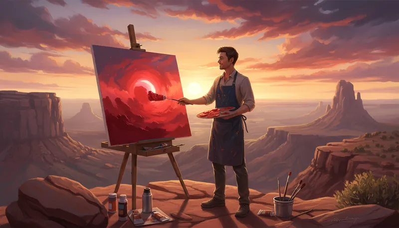 Illustration of chroma: the purity or intensity of a color