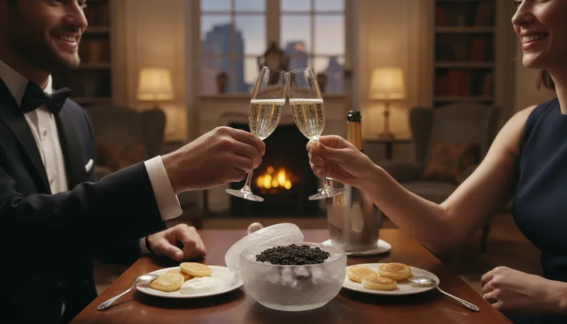 Illustration of caviar: salted fish eggs considered a delicacy