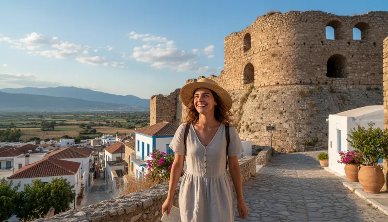 Illustration of larissa: a city located in Greece