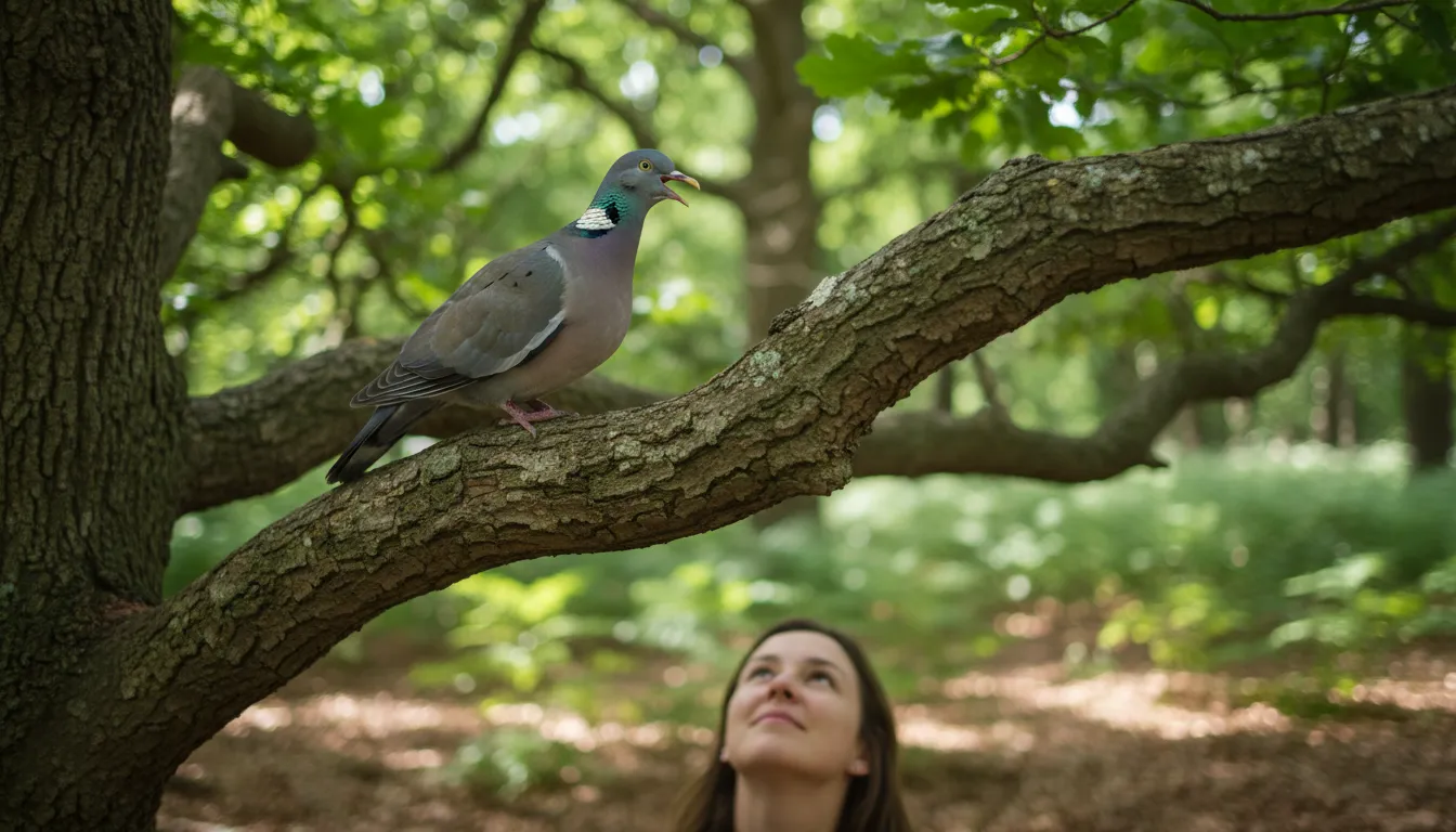 Illustration de coo : a soft sound made by a dove or pigeon